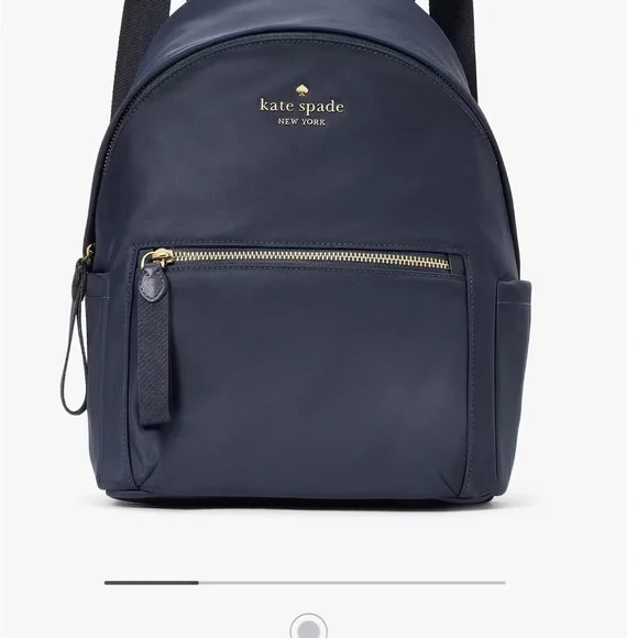 Kate Spade Midnight Blue Leather Backpack kate spade new york Backpack Blue Bags & Handbags for Women  main image 3